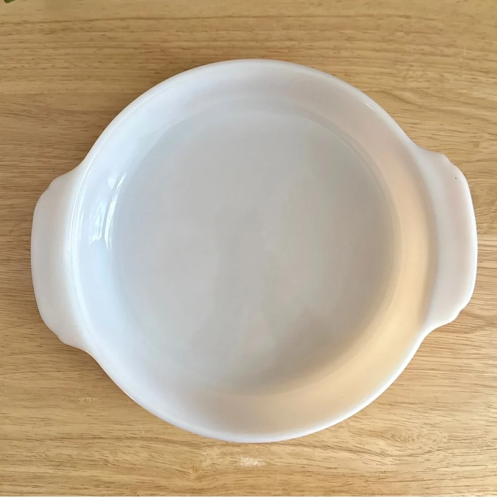 Fire King Anchor Hocking Peach Luster #450 8” Inch Casserole Baking Dish NO LID